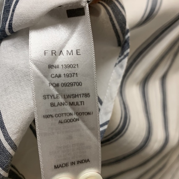 NEW Frame Short Sleeve Clean Safari Shirt - Medium - Picture 5 of 5